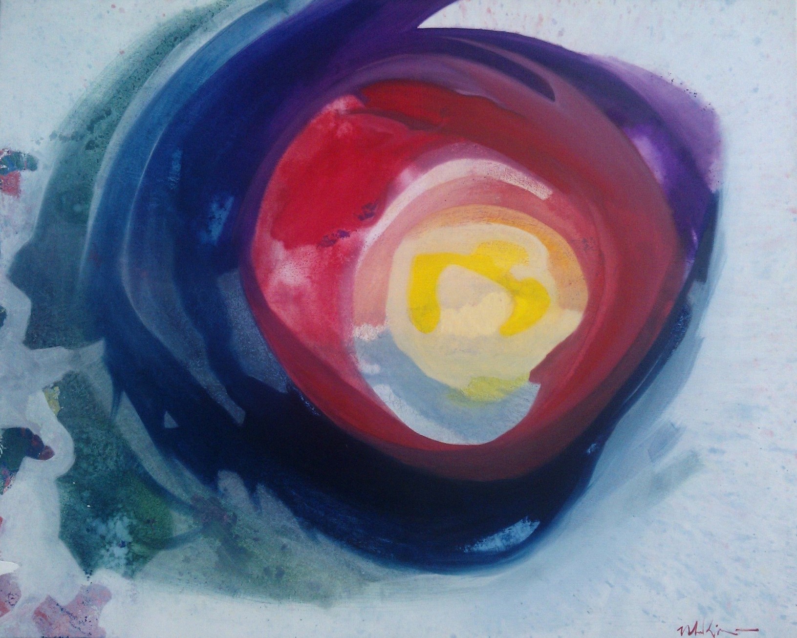 Altrove, 2014, olio su tela, 100x80 cm
