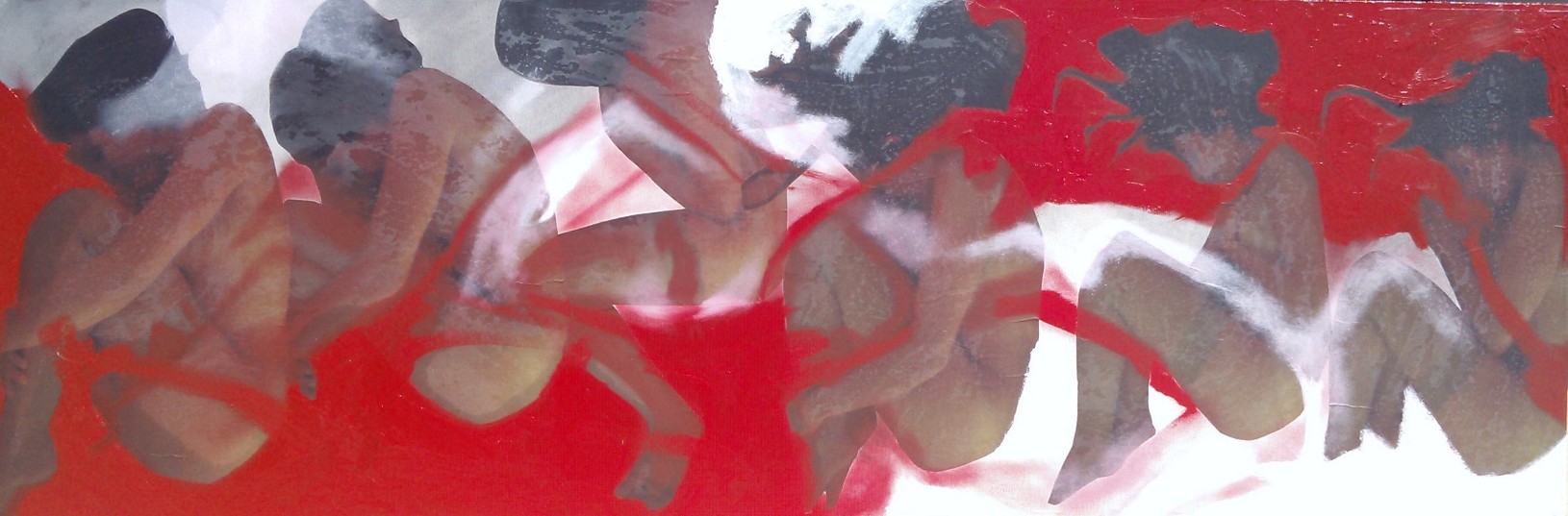 Fasi, tecnica mista,2013, 120x40 cm