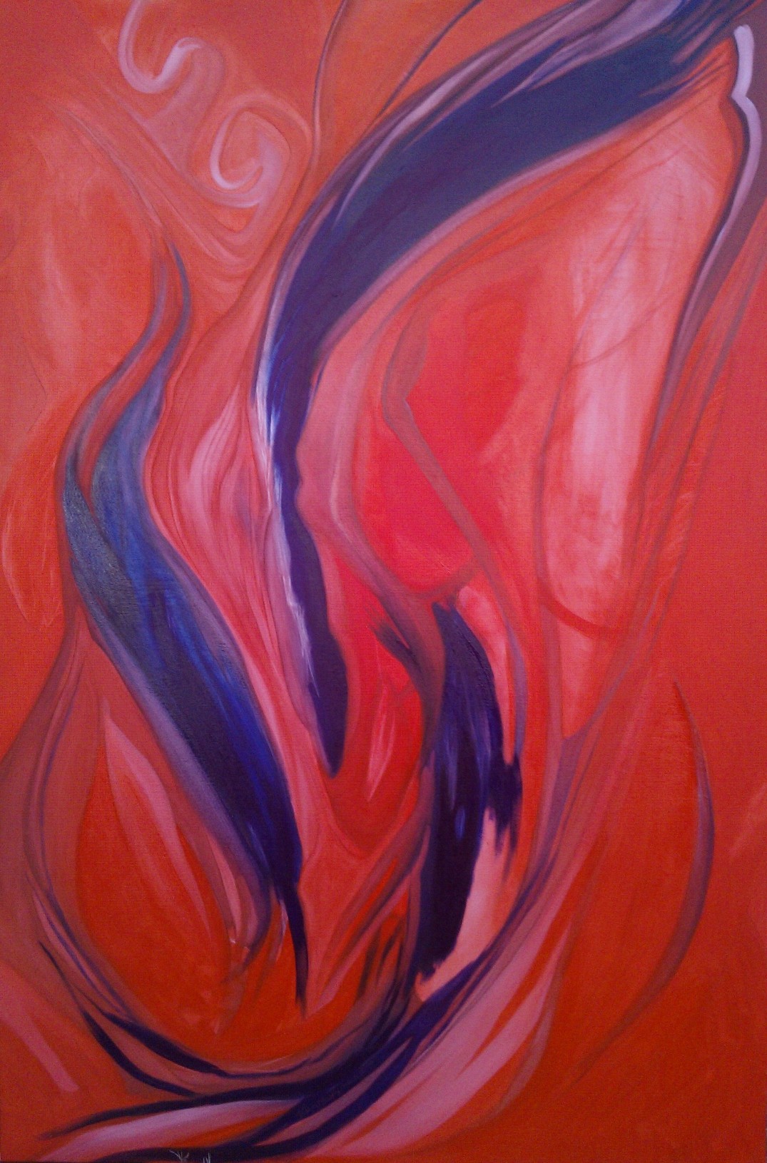 In quel miscuglio di dei, 2014, olio su tela, 80x120 cm